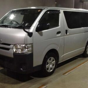 2019 Toyota Hiace Van silver gasoline used car Japan export