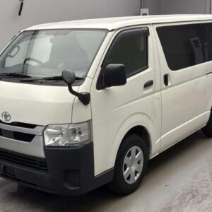 2021 Toyota Hiace Van white diesel used car Japan export