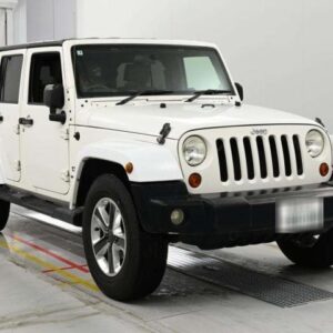 2008 Chrysler Jeep Jeep Wrangler Unlimited white gasoline used car Japan export