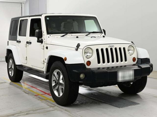 Ref:AUX-24897578 CHRYSLER JEEP JEEP WRANGLER UNLIMITED 2008 1 2008 Chrysler Jeep Jeep Wrangler Unlimited white gasoline used car Japan export