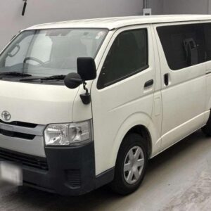 2020 Toyota Hiace Van white gasoline used car Japan export