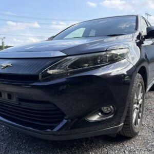 2014 Toyota Harrier black gasoline used car Japan export