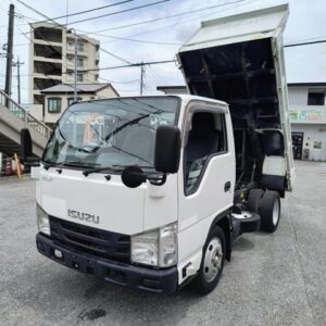 2015 Isuzu Elf Truck white diesel used car Japan export