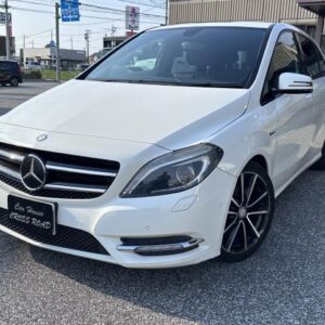 2012 Mercedes Benz B-Class white gasoline used car Japan export