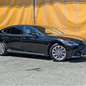 2017 Lexus Ls black hybrid used car Japan export