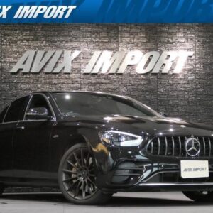 2020 Mercedes Amg E-Class black hybrid used car Japan export