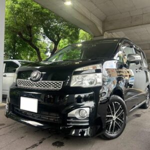 2012 Toyota Voxy black gasoline used car Japan export