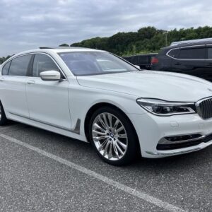 2019 Bmw 7 Series white gasoline used car Japan export
