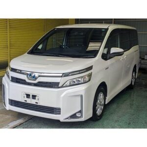 2017 Toyota Voxy pearl hybrid used car Japan export