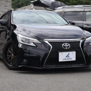 2014 Toyota Mark X black gasoline used car Japan export