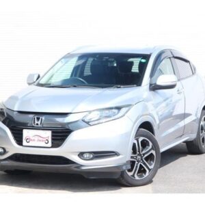 2015 Honda Vezel silver hybrid used car Japan export
