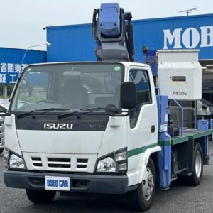 2007 Isuzu Elf Truck white diesel used car Japan export