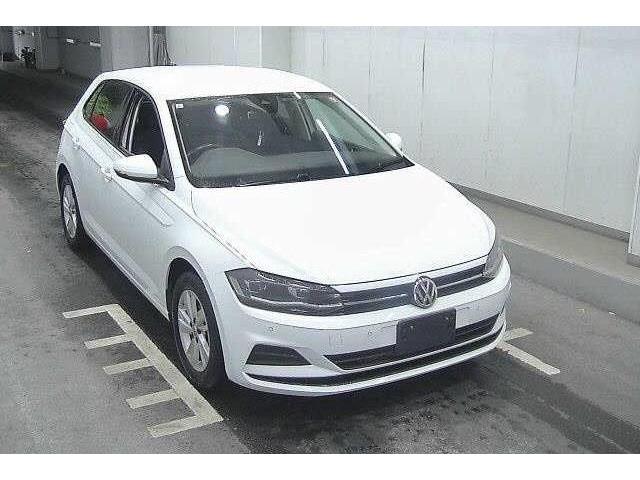 Ref:AUX-24913329 VOLKSWAGEN POLO 2020 1 2020 Volkswagen Polo white gasoline used car Japan export