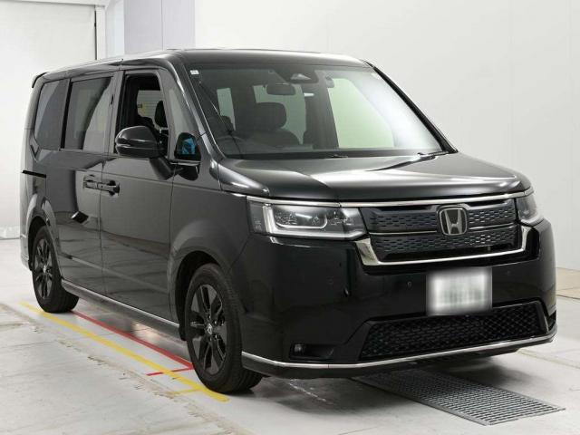 Ref:AUX-24913502 HONDA STEPWAGON 2024 1 2024 Honda Stepwagon black gasoline used car Japan export