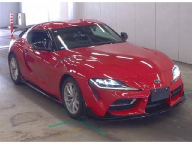Ref:AUX-24913513 TOYOTA SUPRA 2021 1 2021 Toyota Supra red gasoline used car Japan export