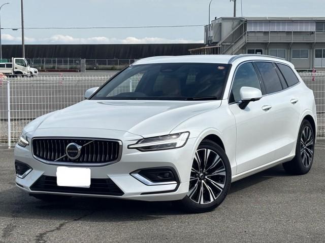 Ref:AUX-24917665 VOLVO V60 2024 1 2024 Volvo V60 white gasoline used car Japan export
