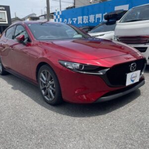 2020 Mazda Mazda3 Fastback red gasoline used car Japan export