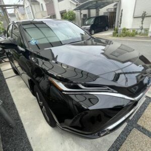 2024 Toyota Harrier Hybrid black gasoline used car Japan export