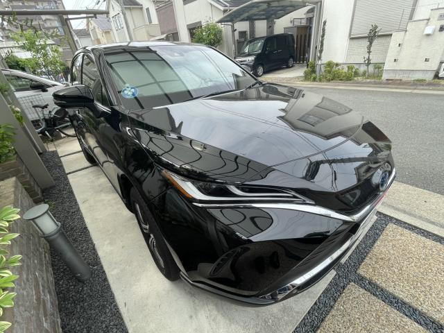 Ref:AUX-24917772 TOYOTA HARRIER HYBRID 2024 1 2024 Toyota Harrier Hybrid black gasoline used car Japan export