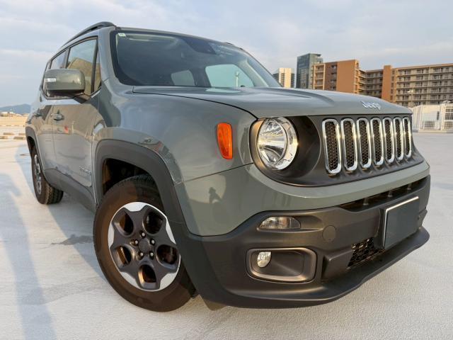 Ref:AUX-24917795 CHRYSLER JEEP JEEP RENEGADE 2018 1 2018 Chrysler Jeep Jeep Renegade blue gasoline used car Japan export