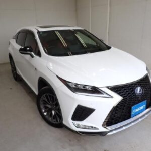 2020 Lexus Rx white hybrid used car Japan export