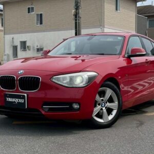 2011 Bmw 1 Series red gasoline used car Japan export