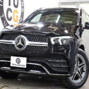 2021 Mercedes Benz Gle black diesel used car Japan export