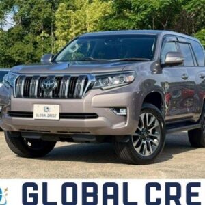 2022 Toyota Land Cruiser Prado gold gasoline used car Japan export