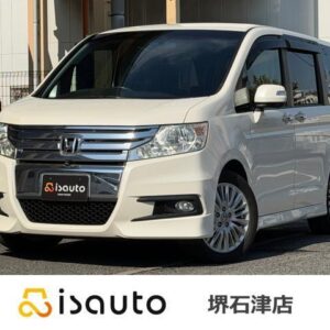 2011 Honda Stepwagon Spada pearl gasoline used car Japan export