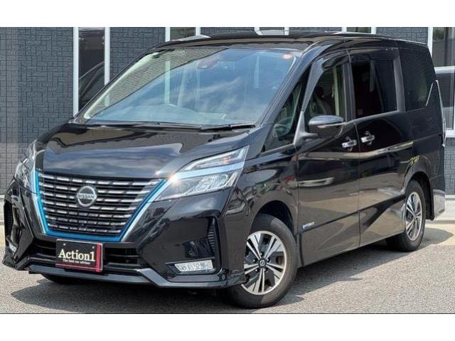 Ref:AUX-24927164 NISSAN SERENA 2020 1 2020 Nissan Serena black hybrid used car Japan export