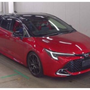 2023 Toyota Corollasport red gasoline used car Japan export
