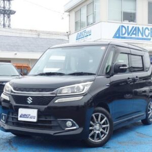 2016 Suzuki Solio Bandit black gasoline used car Japan export