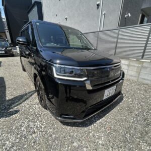 2022 Honda Stepwagon Spada black gasoline used car Japan export