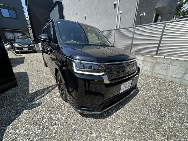 Ref:AUX-24933122 HONDA STEPWAGON SPADA 2022 1 2022 Honda Stepwagon Spada black gasoline used car Japan export