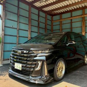 2023 Toyota Vellfire black gasoline used car Japan export
