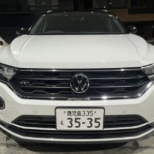 2020 Volkswagen T-Roc white diesel used car Japan export