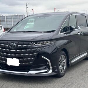 2024 Toyota Alphard black gasoline used car Japan export