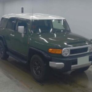 2013 Toyota Fj Cruiser green gasoline used car Japan export