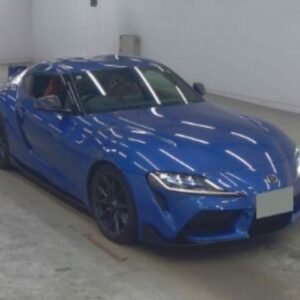2023 Toyota Supra blue gasoline used car Japan export