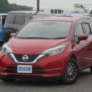 2017 Nissan Note red gasoline used car Japan export