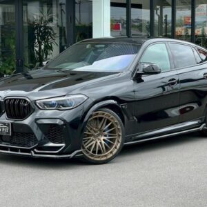 2021 Bmw X6 M black gasoline used car Japan export