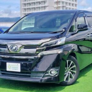2015 Toyota Vellfire black gasoline used car Japan export