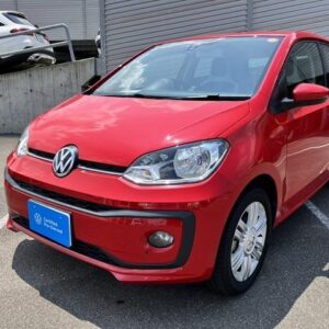 2018 Volkswagen Up! red gasoline used car Japan export