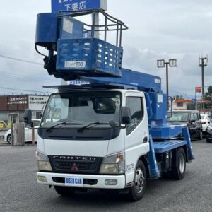 2007 Mitsubishi Fuso Canter white diesel used car Japan export