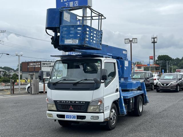 Ref:AUX-24937984 MITSUBISHI FUSO CANTER 2007 1 2007 Mitsubishi Fuso Canter white diesel used car Japan export