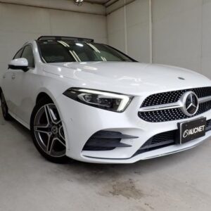 2023 Mercedes Benz A-Class Sedan white diesel used car Japan export