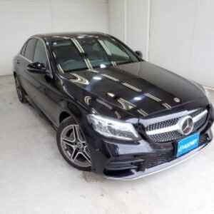 2019 Mercedes Benz C-Class black hybrid used car Japan export