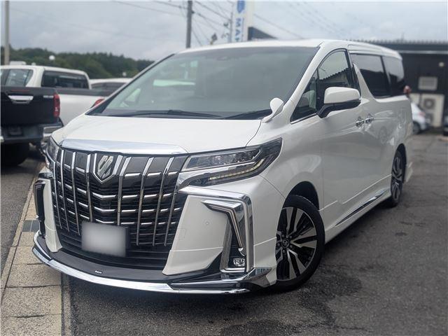 Ref:AUX-24938179 TOYOTA ALPHARD 2018 1 2018 Toyota Alphard pearl gasoline used car Japan export