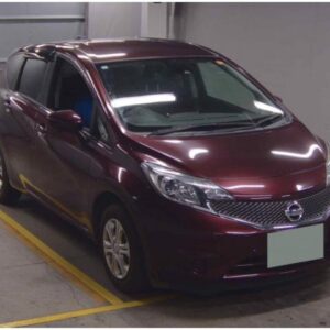 2016 Nissan Note wine gasoline used car Japan export