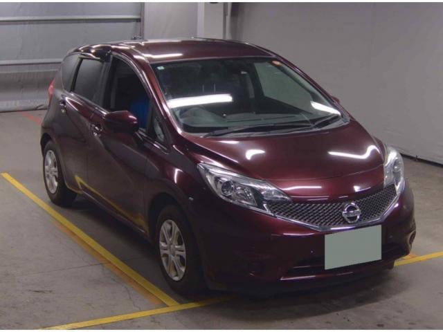 Ref:AUX-24938182 NISSAN NOTE 2016 1 2016 Nissan Note wine gasoline used car Japan export